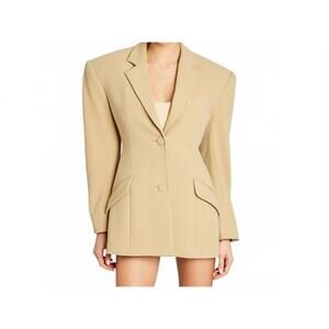 NEW SANS FAFF sicily snatched blazer in camel